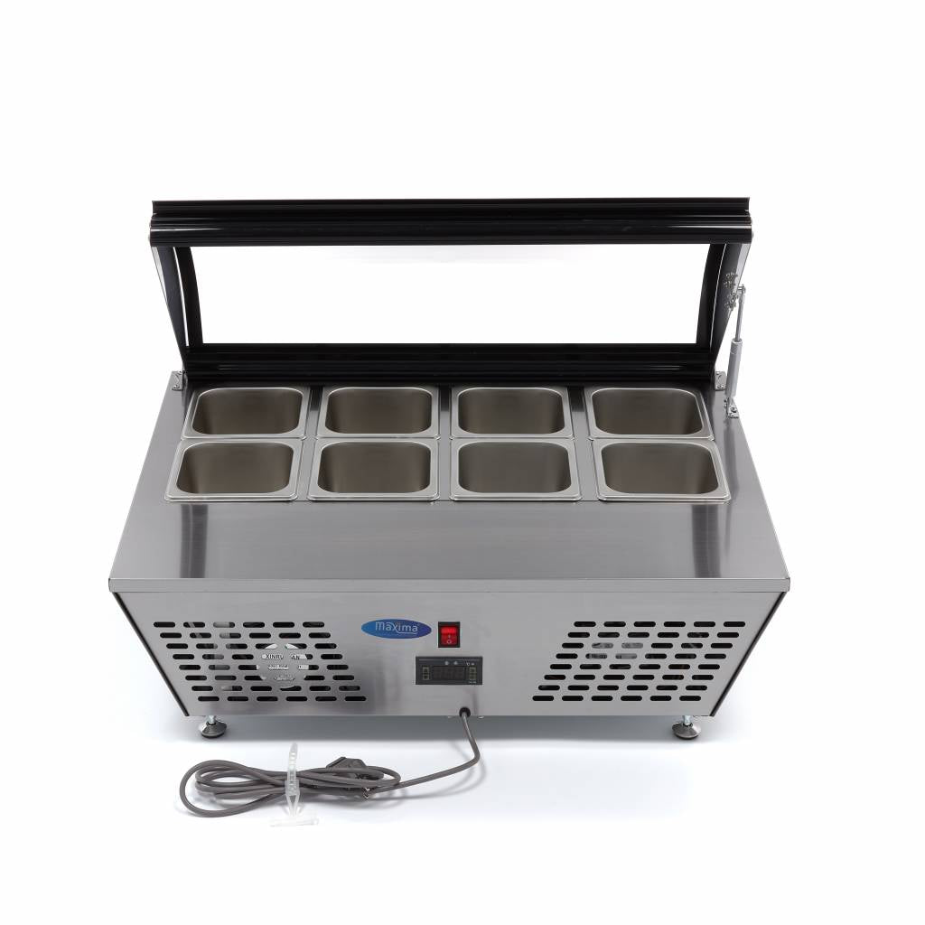 Maxima Tabletop Saladette, 67 L, 8 x 1/6 GN, additional view