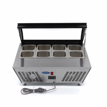 Maxima Tabletop Saladette, 67 L, 8 x 1/6 GN, additional view
