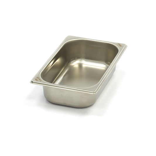 Maxima Gastronorm Container, 1/4 GN, 6.5 cm Deep, Stainless Steel, product photo