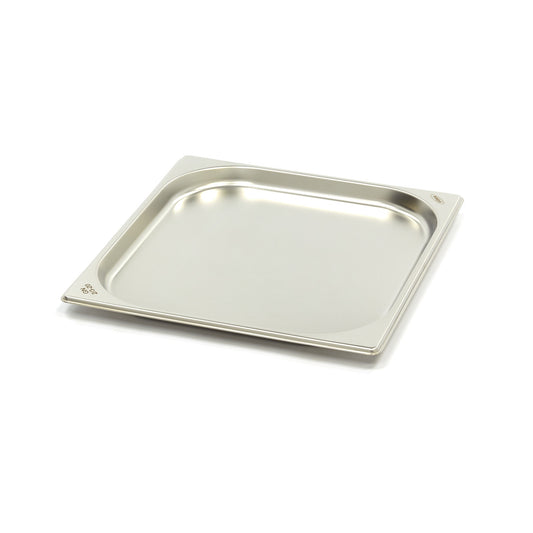 Maxima Gastronorm Container, 2/3 GN, 2 cm Deep, Stainless Steel, product photo