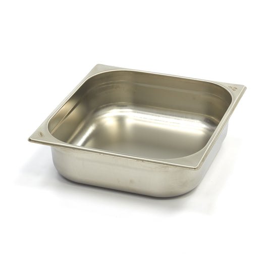 Maxima Gastronorm Container, 2/3 GN, 10 cm Deep, Stainless Steel, product photo