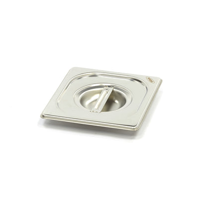 Maxima Gastronorm Lid, 1/6 GN, Stainless Steel, product photo