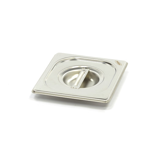 Maxima Gastronorm Lid, 1/6 GN, Stainless Steel, product photo