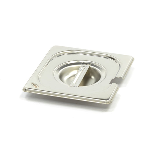 Maxima Gastronorm Lid, 1/6 GN, Stainless Steel, Recess, product photo