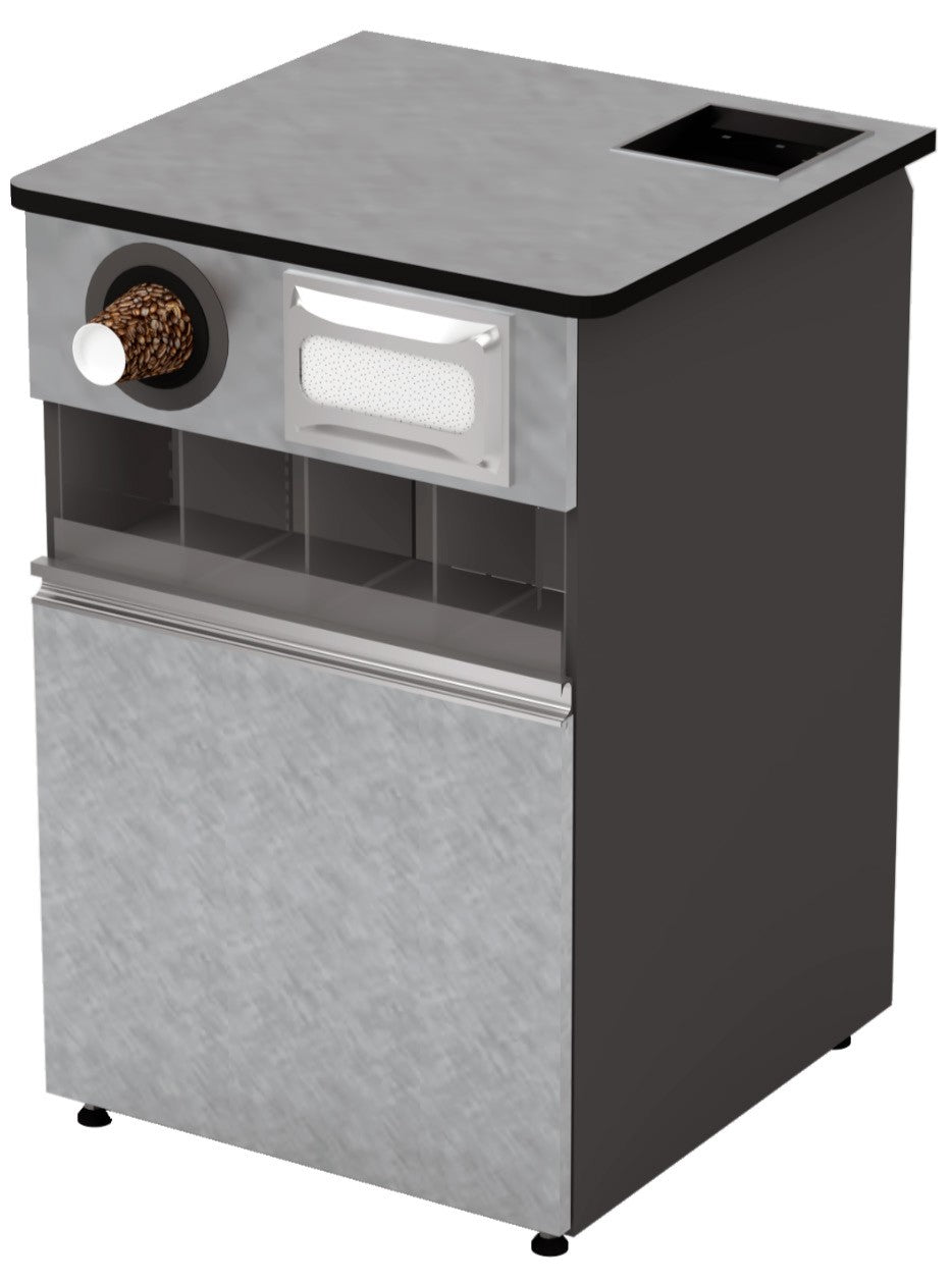 Vitrum universal base cabinet UBC 1 coffee module with cup storage