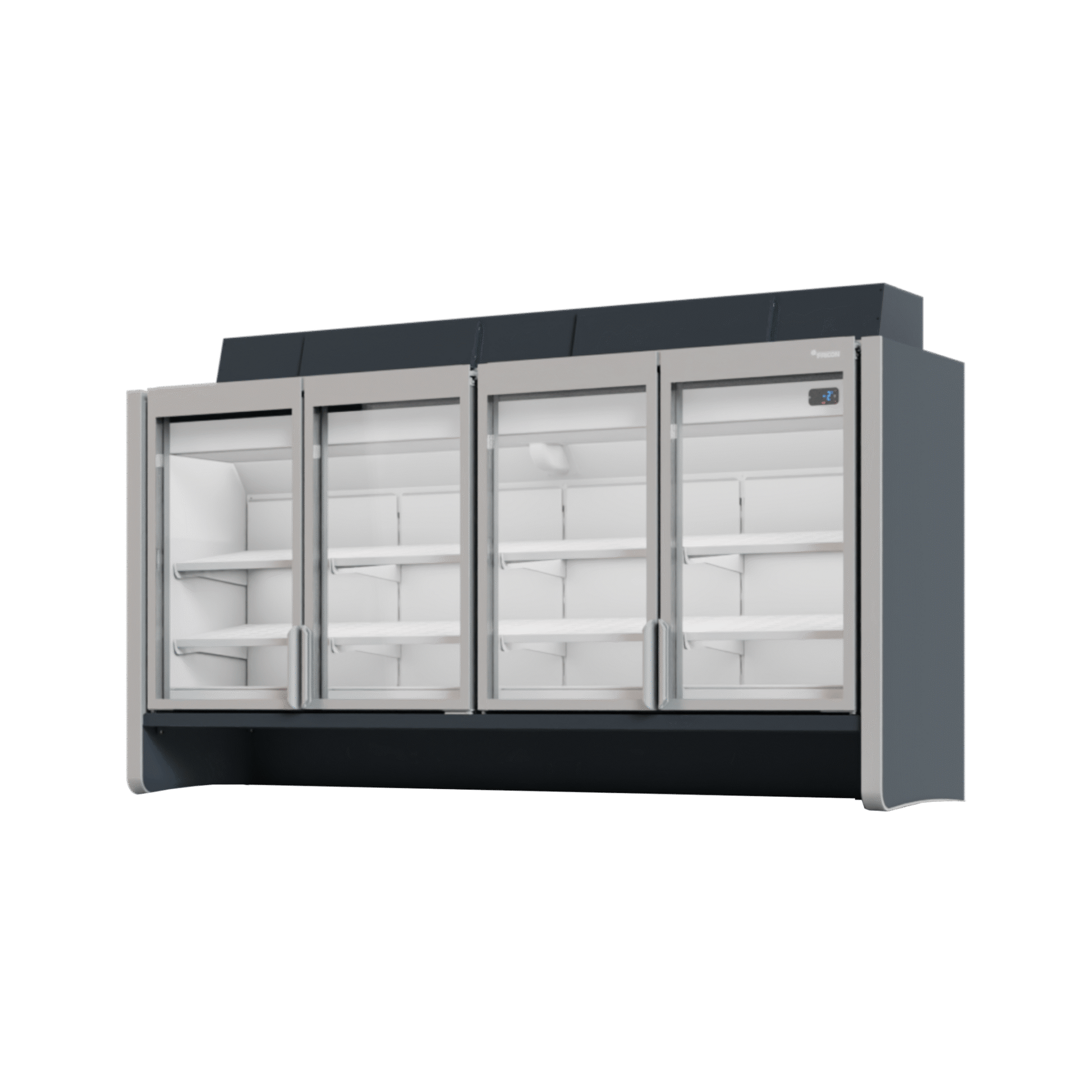 Fricon Upright Display Freezer UPD 2500 FV SLB, 720 L, -24/-16°C