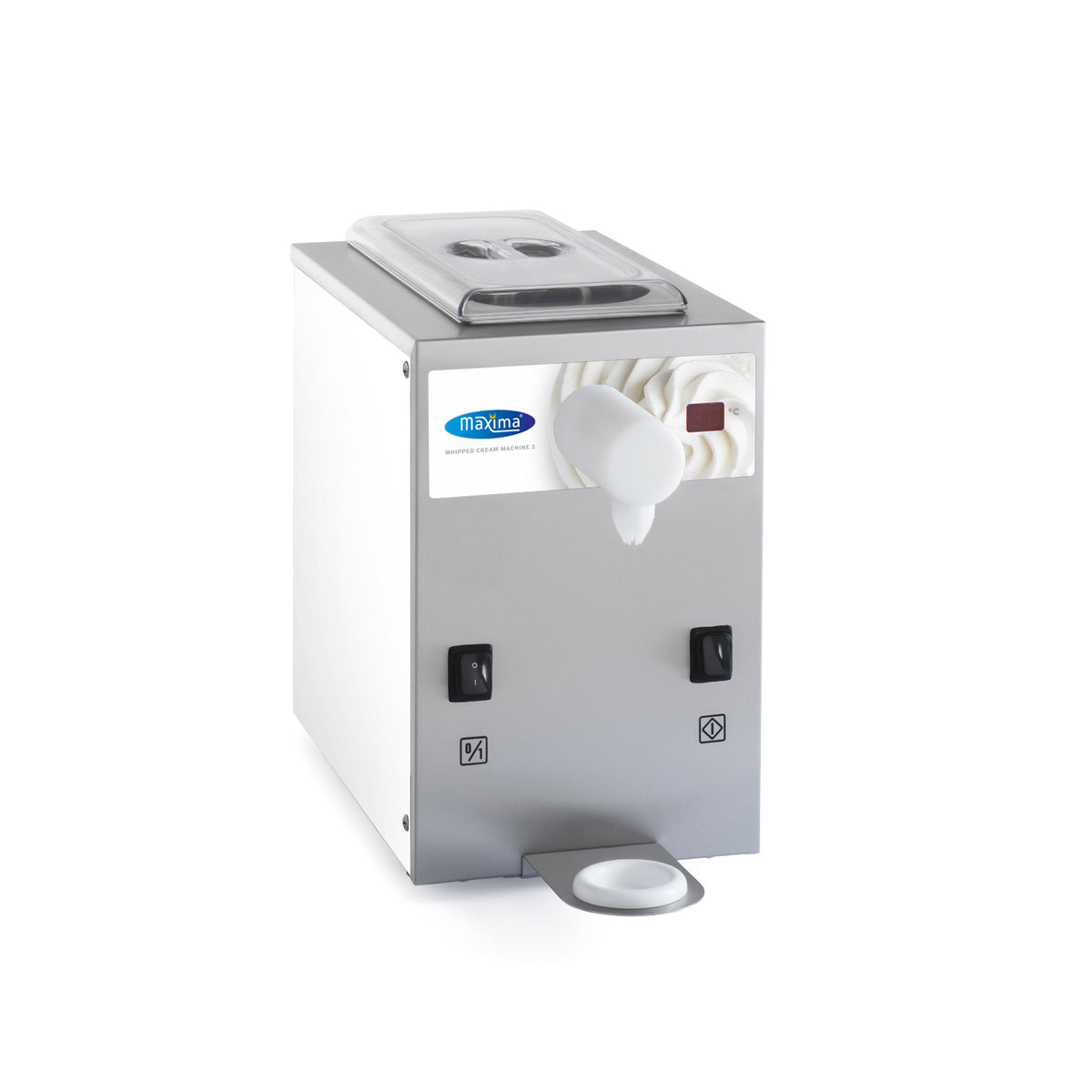 Maxima Whipped Cream Machine, 5 L Tank, 100 L/h, product photo